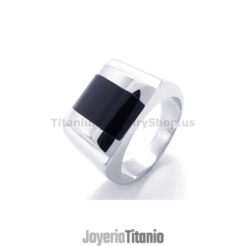 Anillo De Titanio Con Circonita Anillo De Titanio Con Circonita