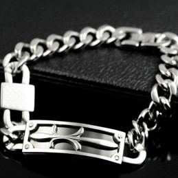 Nueva Pulsera De Titanio Iron Orchid Para Hombre