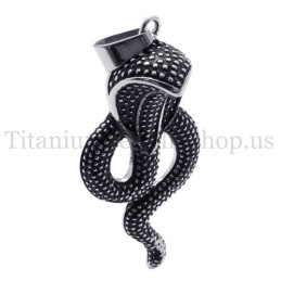 Colgante De Titanio Black King Cobra