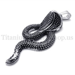 Colgante De Titanio Black King Cobra