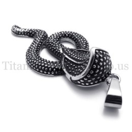 Colgante De Titanio Black King Cobra
