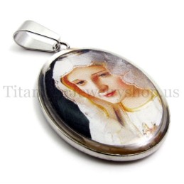 Colgante De Titanio De La Serie Madonna