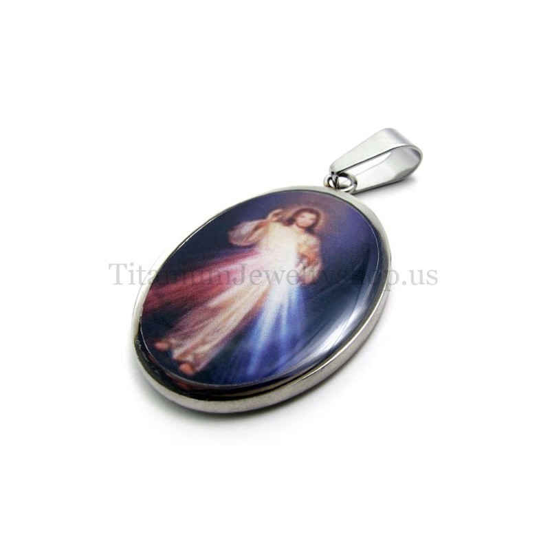Colgante De Titanio De La Serie Madonna