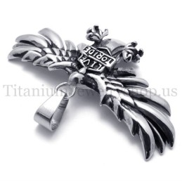 Colgante De Titanio "Expandiendo Las Alas De Las Águilas"