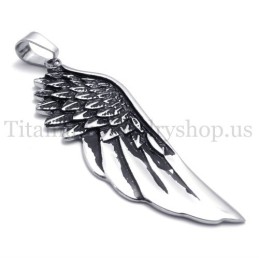 Colgante De Titanio Puro Para Hombre Modelo Wings