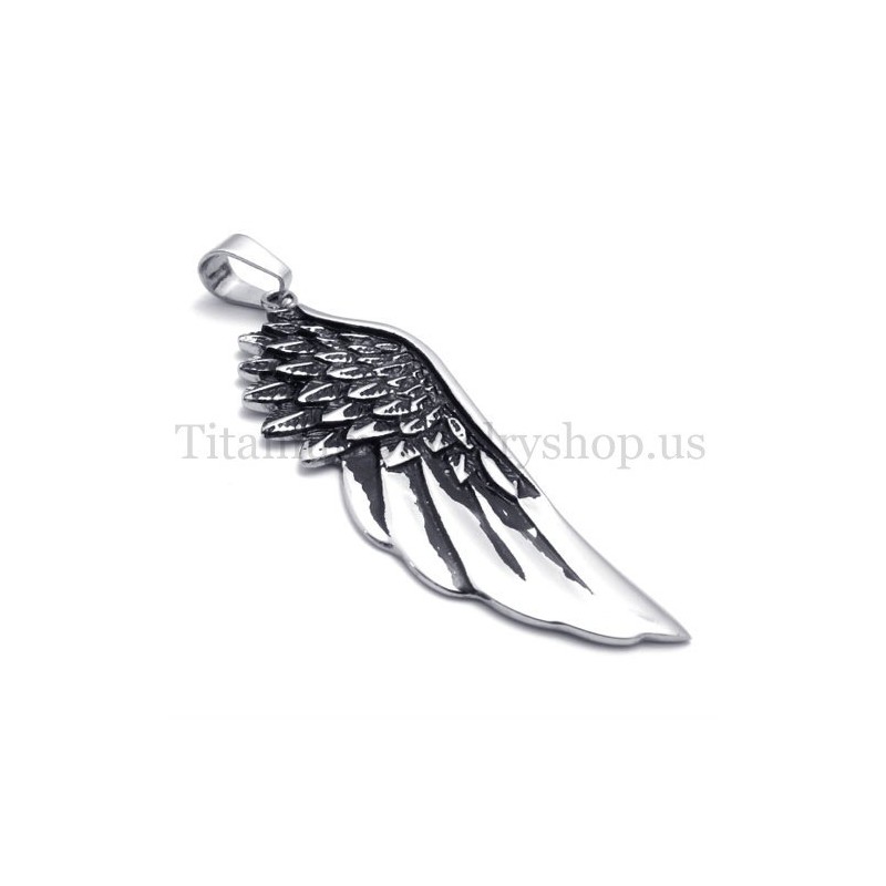 Colgante De Titanio Puro Para Hombre Modelo Wings Colgante De Titanio Puro Para Hombre Modelo Wings