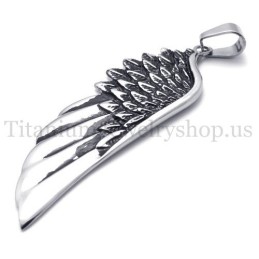 Colgante De Titanio Puro Para Hombre Modelo Wings