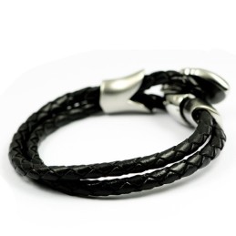 Pulsera De Cuero De Titanio
