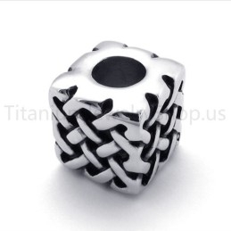 Nuevo Colgante Clásico De Titanio Con Forma De Cubo