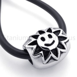Nuevo Colgante Clásico De Titanio Con Girasol
