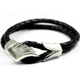 Pulsera De Cuero De Titanio