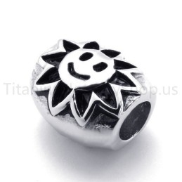 Nuevo Colgante Clásico De Titanio Con Girasol