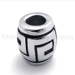 Nuevo Colgante Clásico De Titanio Con Perla De La Suerte