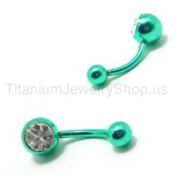 Mini Pendientes De Diamantes Con Incrustaciones De Titanio