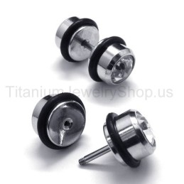 Pendientes De Barra De Titanio