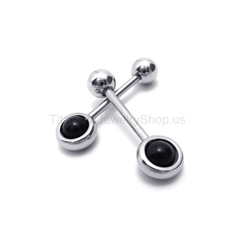 Pendientes De Titanio Con Varita Mágica De Plata Pendientes De Titanio Con Varita Mágica De Plata