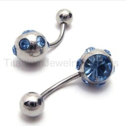 Pendientes Finos De Titanio Y Diamantes Azules En Plata