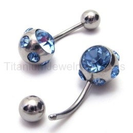 Pendientes Finos De Titanio Y Diamantes Azules En Plata