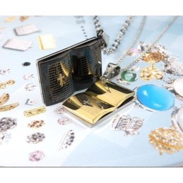 Collar De Titanio Puro Para Parejas Con Oración Bíblica