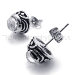 Pendientes De Titanio Retro