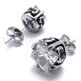 Pendientes De Titanio Retro Bud