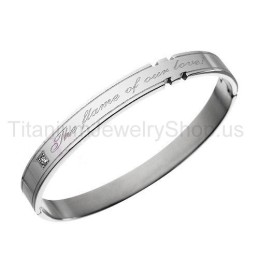 Pulseras De Titanio Para Amantes De La Llama De Nuestro Amor