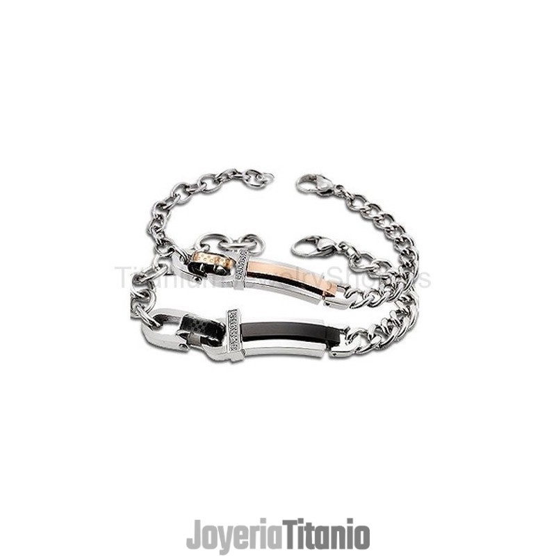 Pulseras De Titanio Love Forever Para Amantes Pulseras De Titanio Love Forever Para Amantes