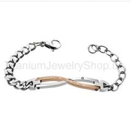Pulseras De Titanio Para Amantes De "Nací Para Amarte"