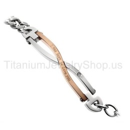 Pulseras De Titanio Para Amantes De "Nací Para Amarte"