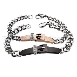 Pulseras De Titanio Para Amantes