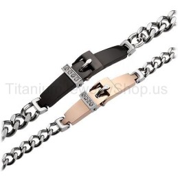 Pulseras De Titanio Para Amantes