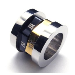 Colgante De Acero De Titanio Con Forma De Espiral Romana (Cadena Gratis)