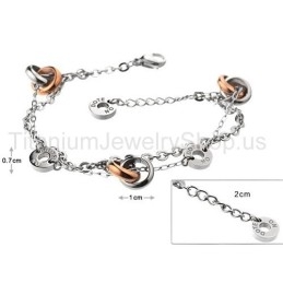 Pulsera De Titanio Para Mujer