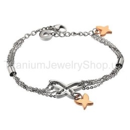 Pulsera De Titanio Para Mujer