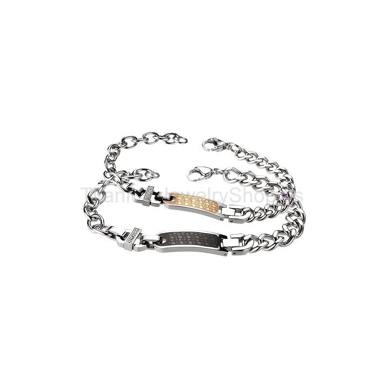 Pulseras De Titanio Para Amantes