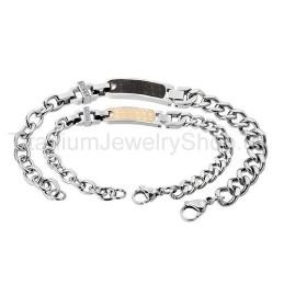 Pulseras De Titanio Para Amantes