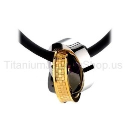 Colgante De Titanio De Tres Círculos