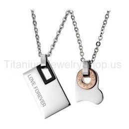 Colgantes De Titanio Love Forever Lovers