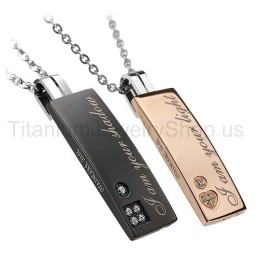 Colgantes De Titanio Para Amantes