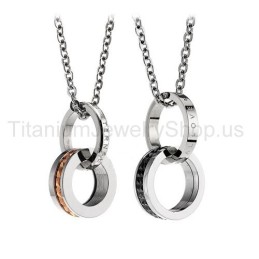 Colgantes De Titanio Para Amantes Del Amor Eterno
