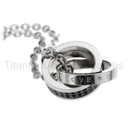 Colgantes De Titanio Para Amantes Del Amor Eterno