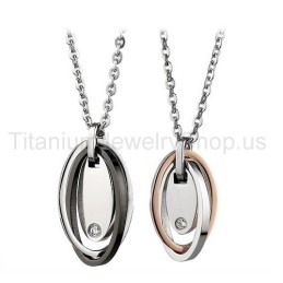 Colgantes De Titanio Para Amantes