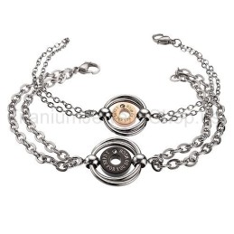 Pulseras De Titanio Para Amantes De La Amistad