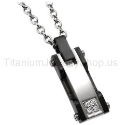 Colgante De Titanio Negro