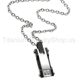 Colgante De Titanio Negro