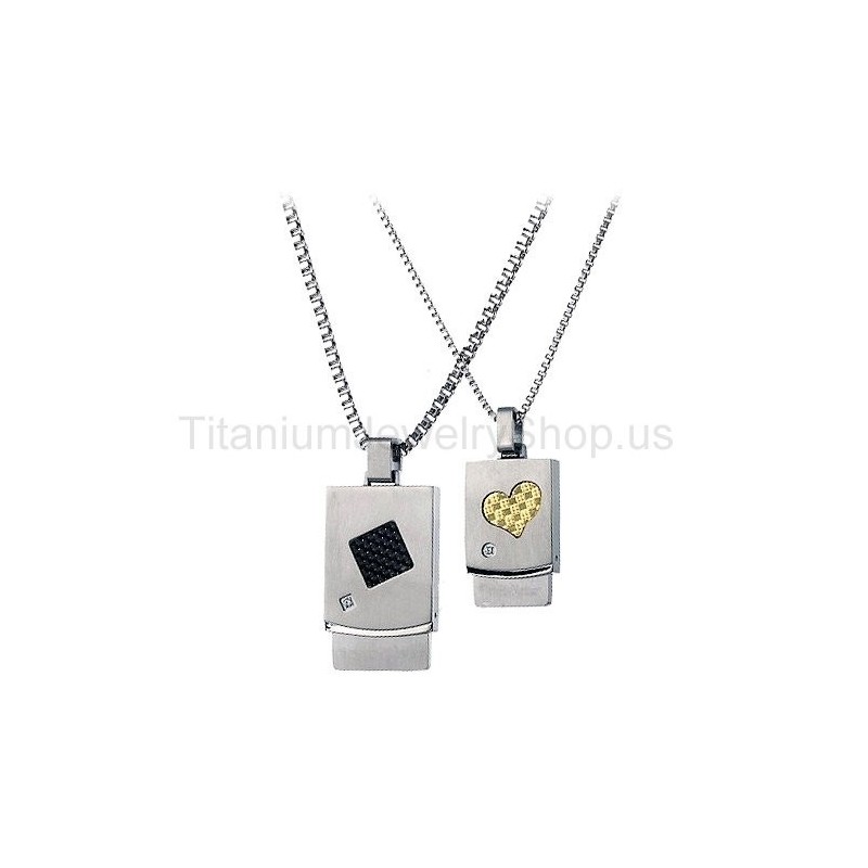 Colgantes De Titanio Para Amantes