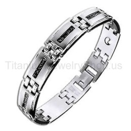 Pulsera De Titanio De 8 Pulgadas