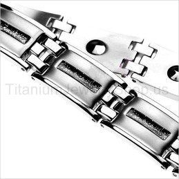 Pulsera De Titanio De 8 Pulgadas