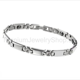 Pulsera De Titanio De 7,5 Pulgadas