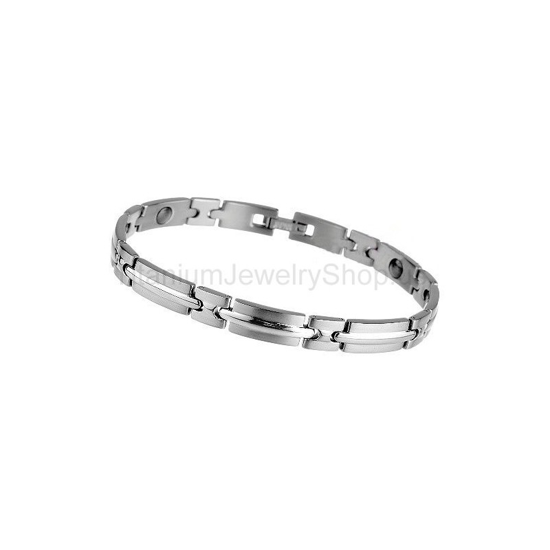 Pulsera De Titanio De 8 Pulgadas